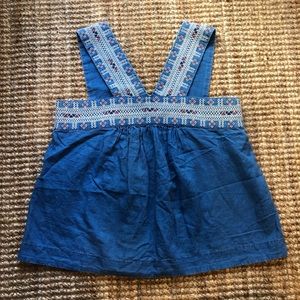 Madewell Embroidered Swing Tank